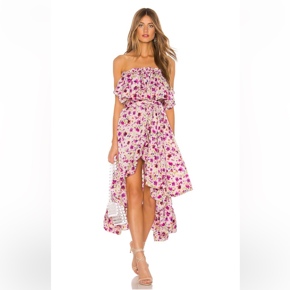 Sabella Dress in Fuchsia Floral
MISA Los Angeles XS